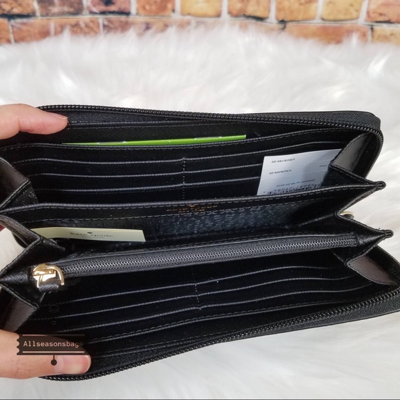 Kate spade Ina Greta Satchel glitter wallet SET - Picture 6 of 6